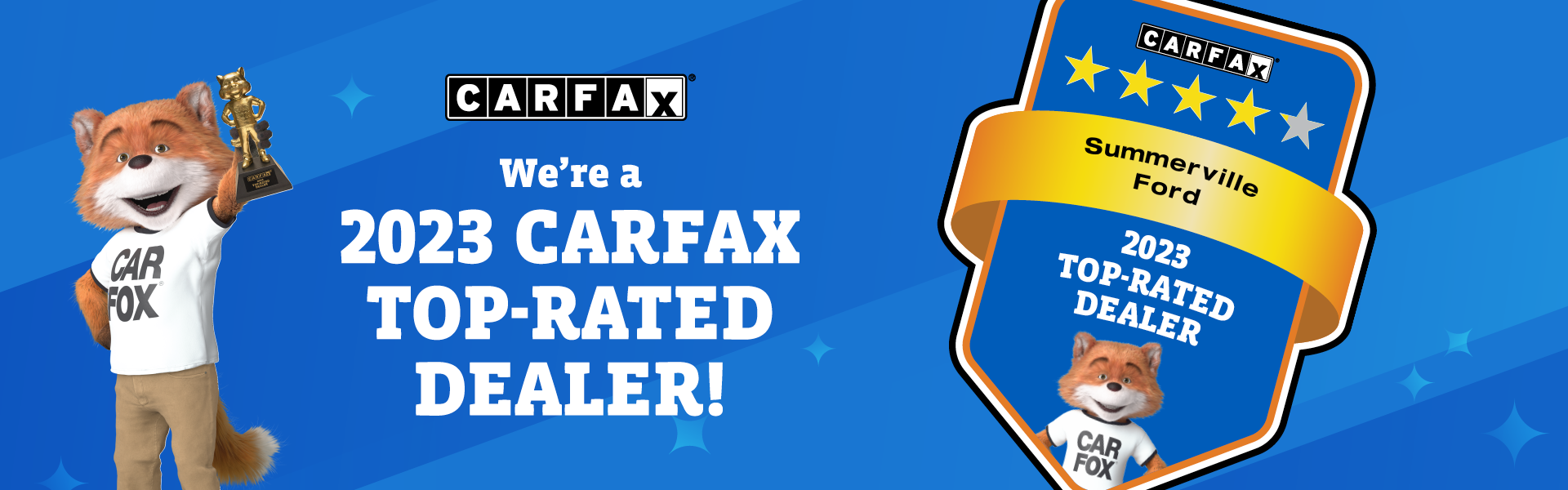 CARFAX Top-Rated Dealer!