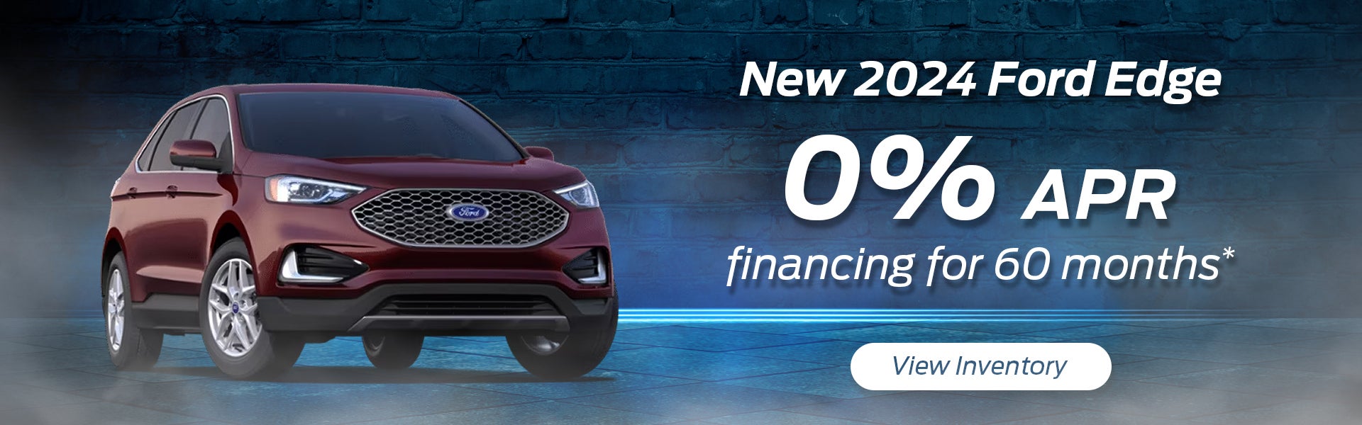 Enjoy 0% APR on a new 2024 Ford Edge in Summerville, SC