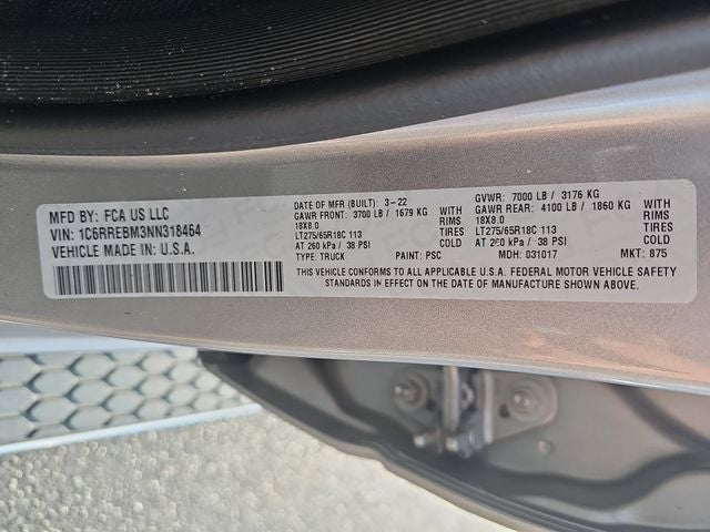 2022 RAM 1500 Big Horn/Lone Star