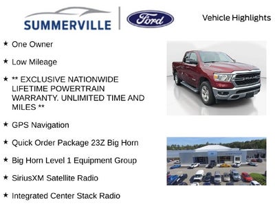 2022 RAM 1500 Big Horn/Lone Star