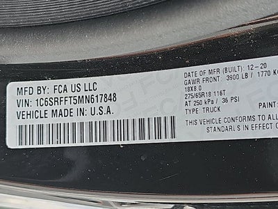 2021 RAM 1500 Big Horn/Lone Star