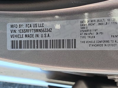 2021 RAM 1500 Big Horn/Lone Star