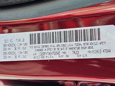 2019 RAM 1500 Limited