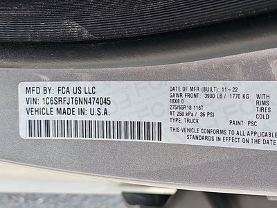 2022 RAM 1500 Laramie