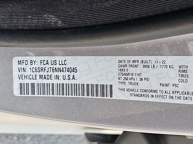2022 RAM 1500 Laramie