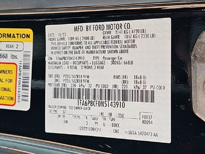 2022 Ford Mustang GT Premium