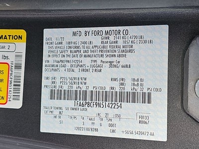 2022 Ford Mustang GT Premium