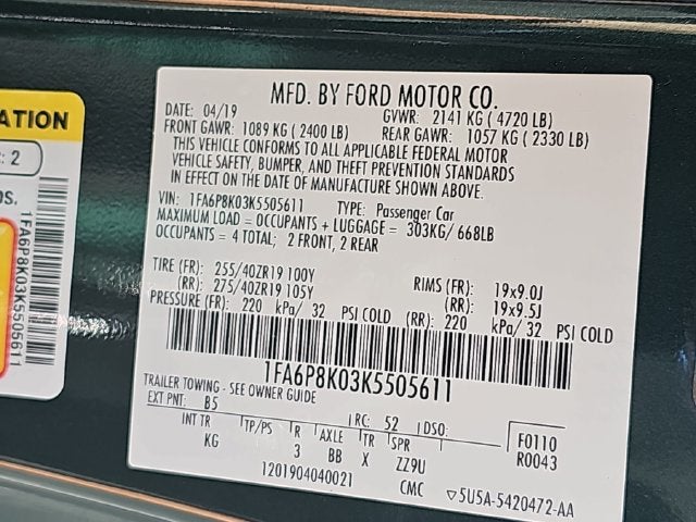 2019 Ford Mustang Bullitt