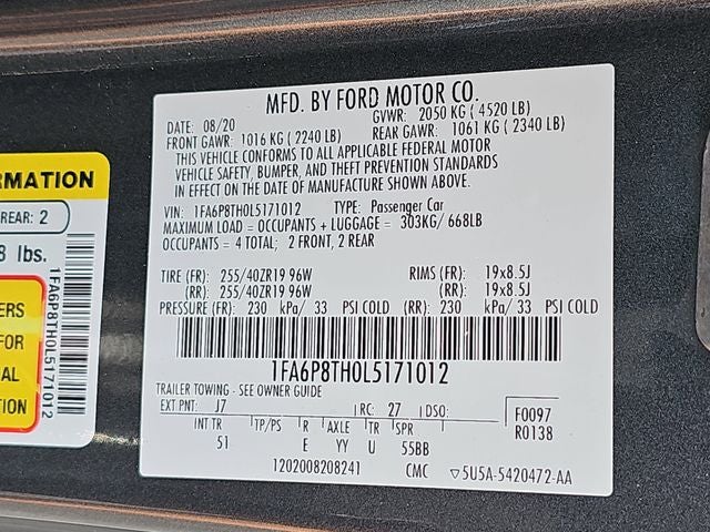 2020 Ford Mustang EcoBoost Premium