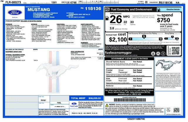 2024 Ford Mustang EcoBoost Premium