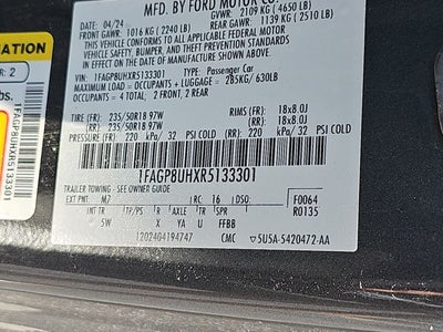 2024 Ford Mustang EcoBoost Premium