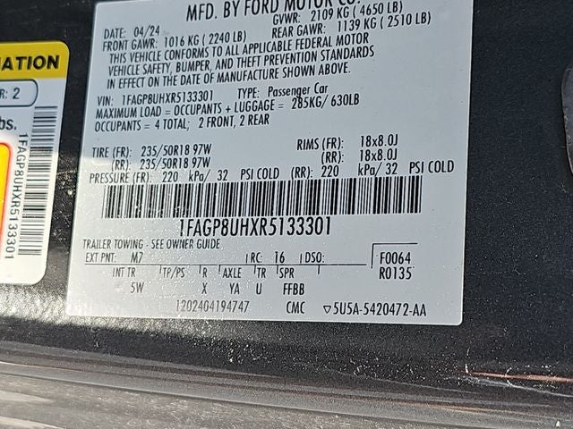 2024 Ford Mustang EcoBoost Premium