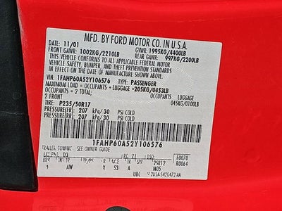 2002 Ford Thunderbird Base