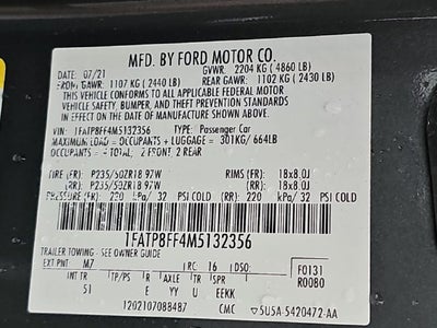 2021 Ford Mustang GT Premium