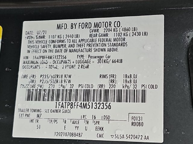 2021 Ford Mustang GT Premium