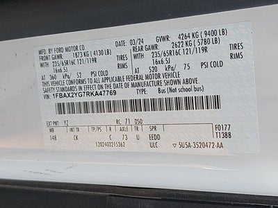 2024 Ford Transit-350 XLT