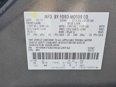 2017 Ford Explorer XLT