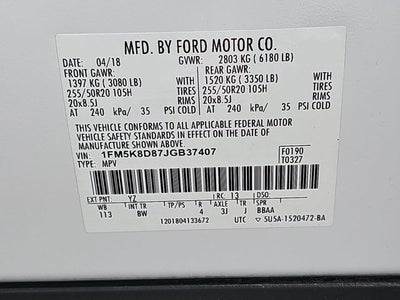 2018 Ford Explorer XLT