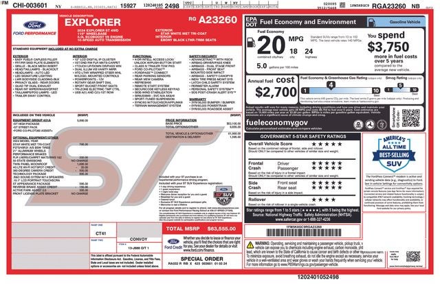2024 Ford Explorer ST