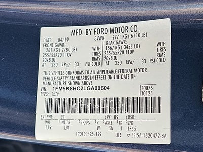 2020 Ford Explorer Platinum
