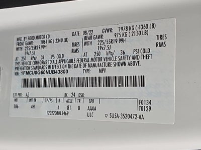 2022 Ford Escape SE