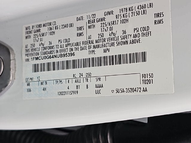 2022 Ford Escape SE