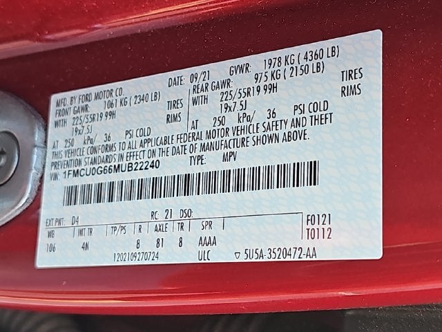 2021 Ford Escape SE