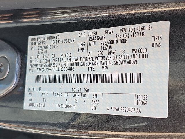 2020 Ford Escape SEL