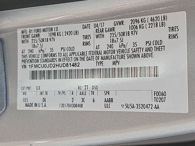 2017 Ford Escape Titanium