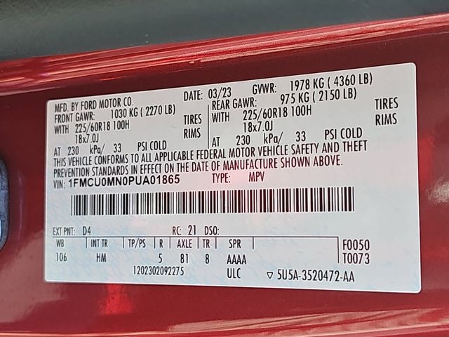 2023 Ford Escape ST-Line