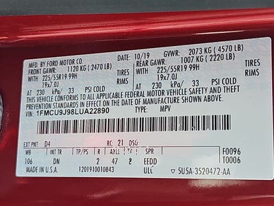 2020 Ford Escape Titanium