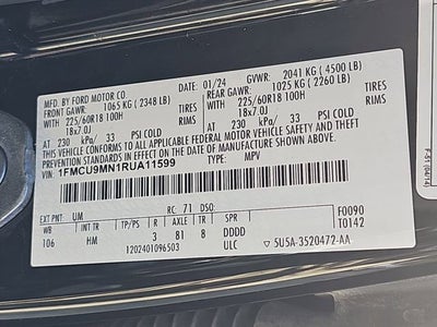 2024 Ford Escape ST-Line