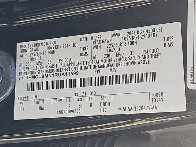 2024 Ford Escape ST-Line