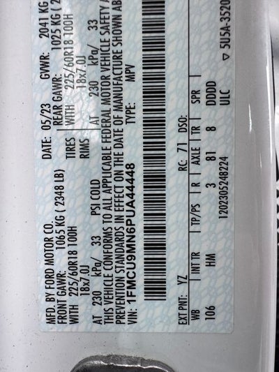 2023 Ford Escape ST-Line