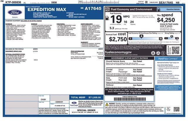 2025 Ford Expedition Max Active Leather