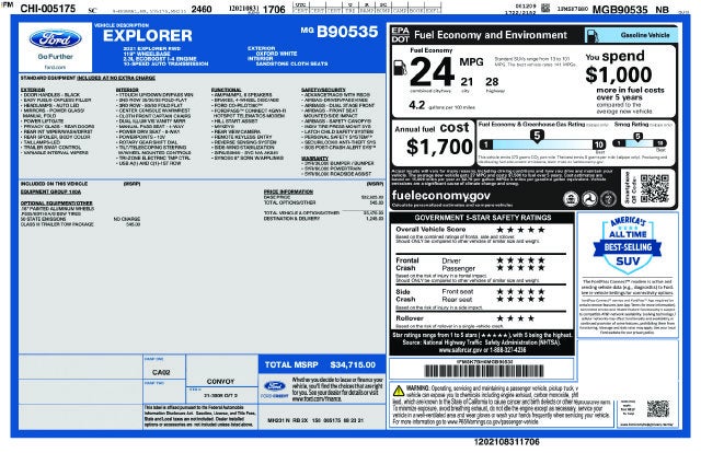 2021 Ford Explorer Base