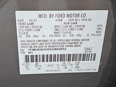 2025 Ford Explorer Platinum