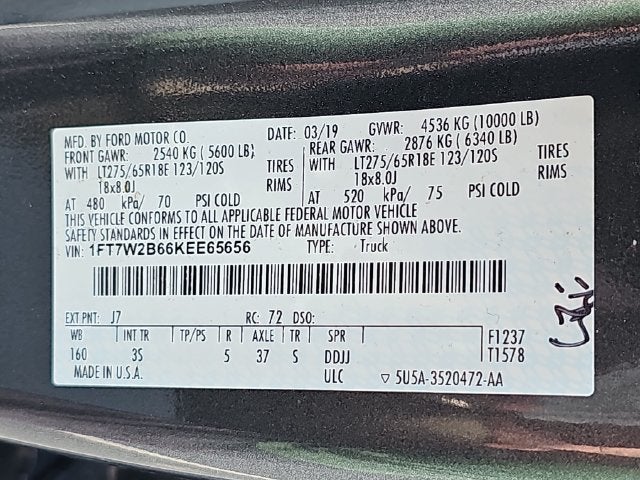 2019 Ford F-250SD XLT