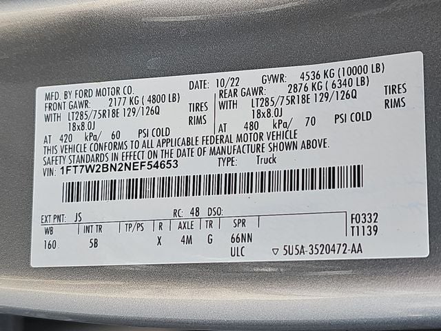 2022 Ford F-250SD Lariat TREMOR OFF ROAD