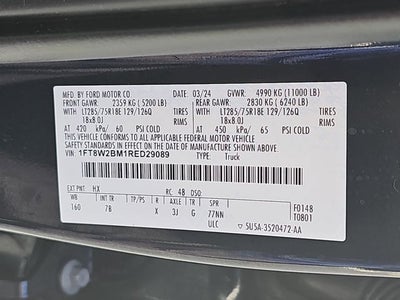 2024 Ford F-250SD Platinum