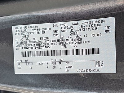 2022 Ford F-250SD Lariat