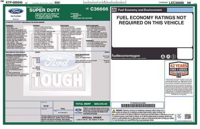 2020 Ford F-350SD Limited
