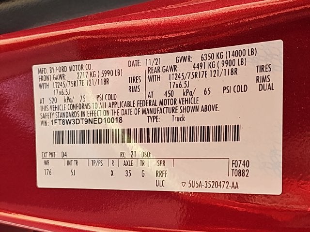2022 Ford F-350SD Lariat DRW