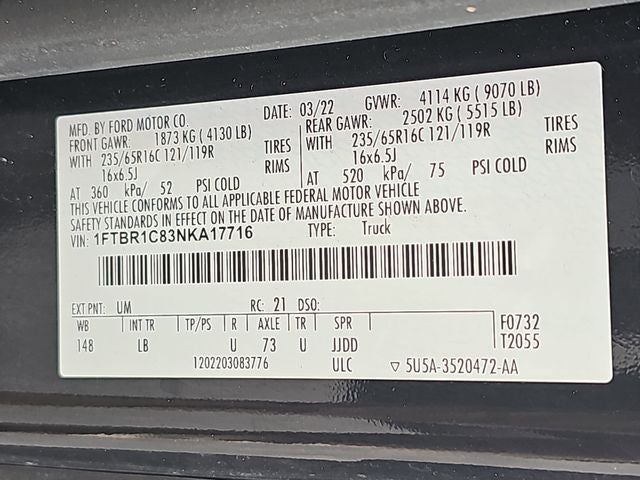 2022 Ford Transit-250 Base