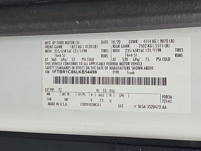 2020 Ford Transit-250 Base