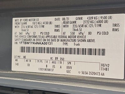 2022 Ford E-Transit-350 Base