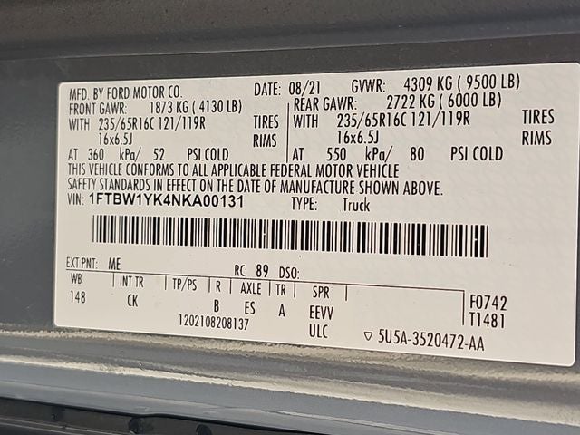 2022 Ford E-Transit-350 Base