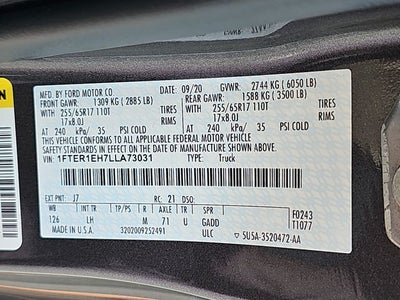 2020 Ford Ranger XLT