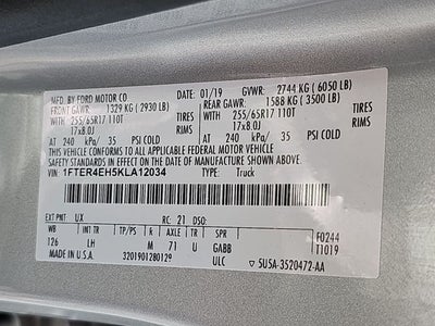 2019 Ford Ranger XLT