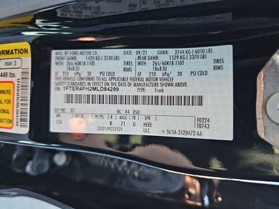 2021 Ford Ranger Lariat